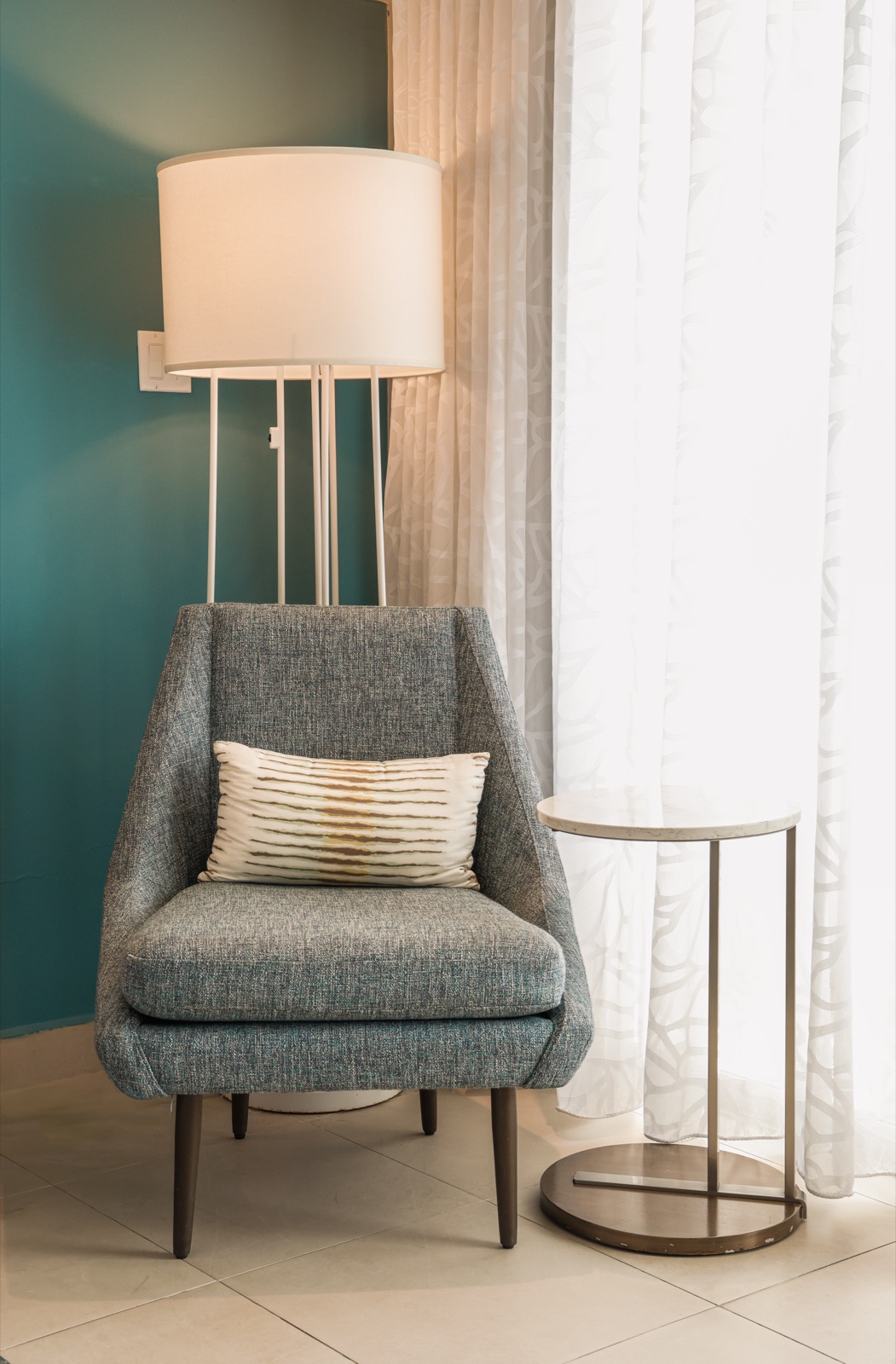 Lounge armchair by the window