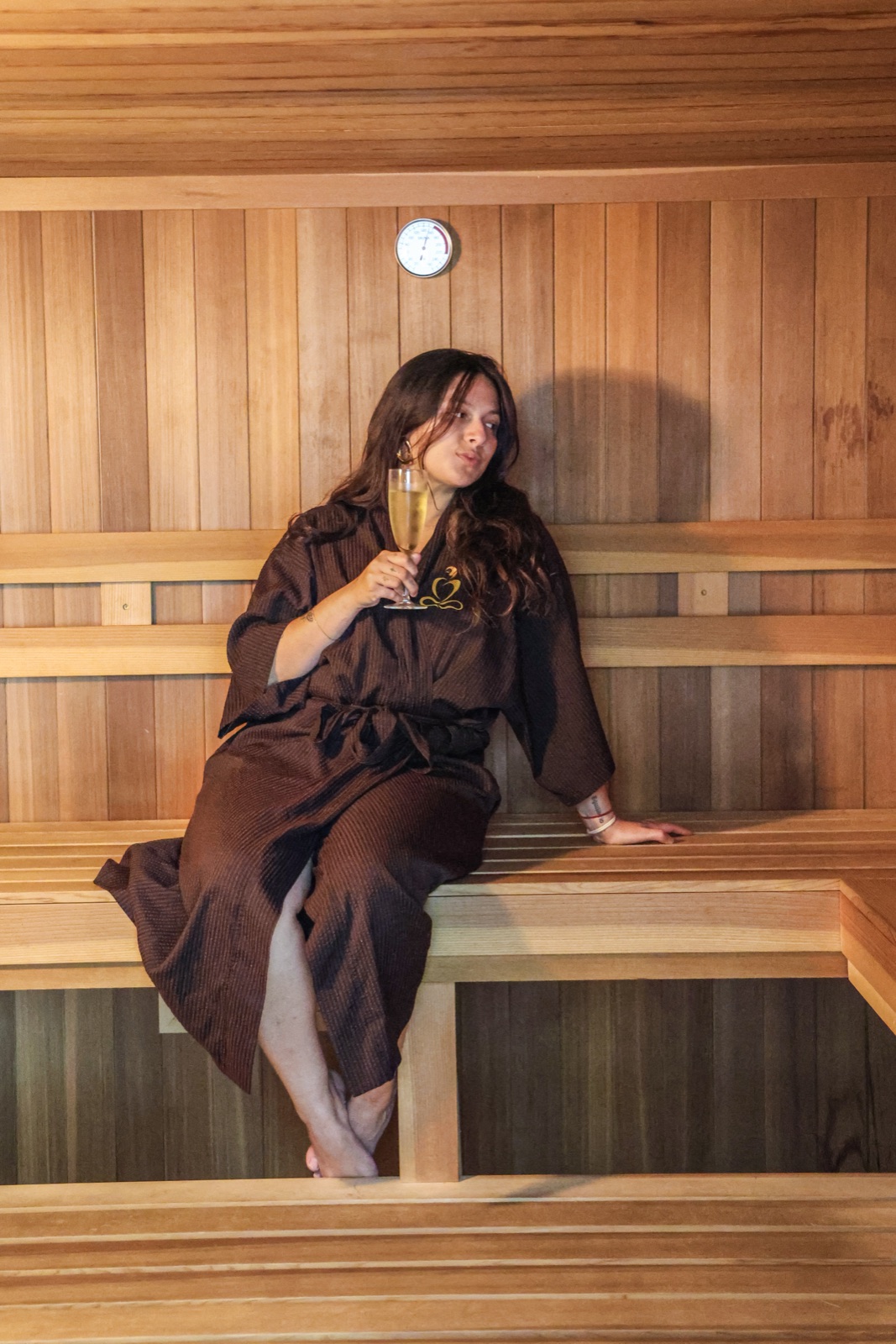 Spa robe lifestyle moment