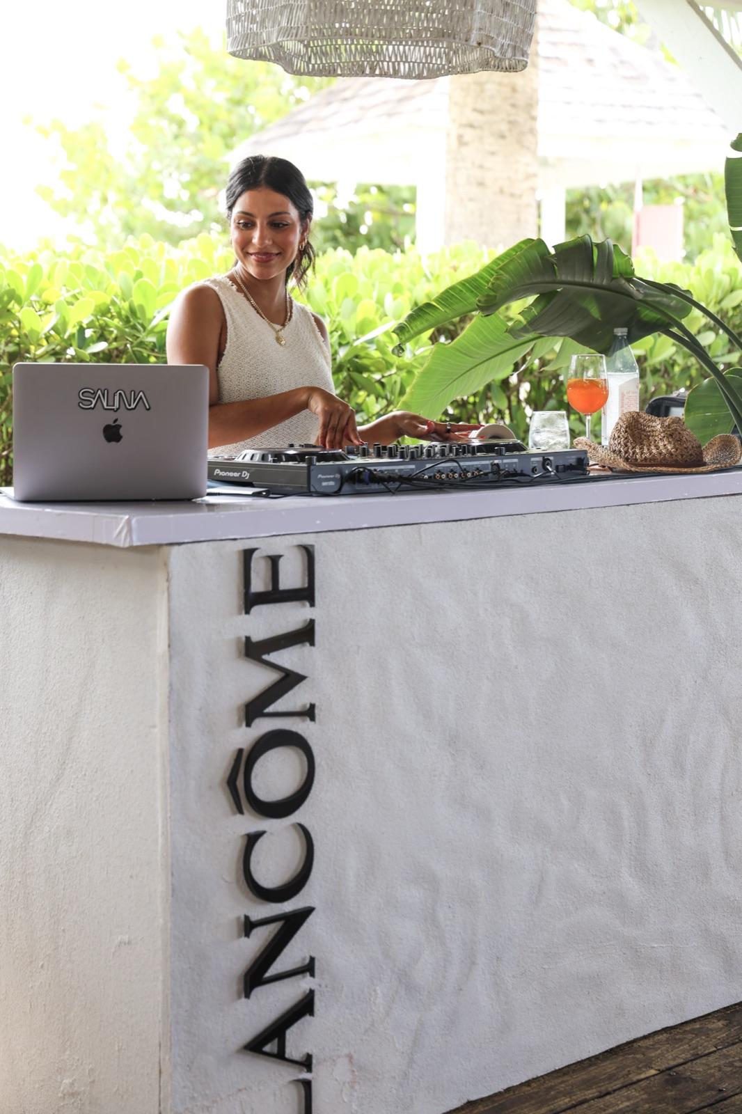 Lancôme event branding and setup