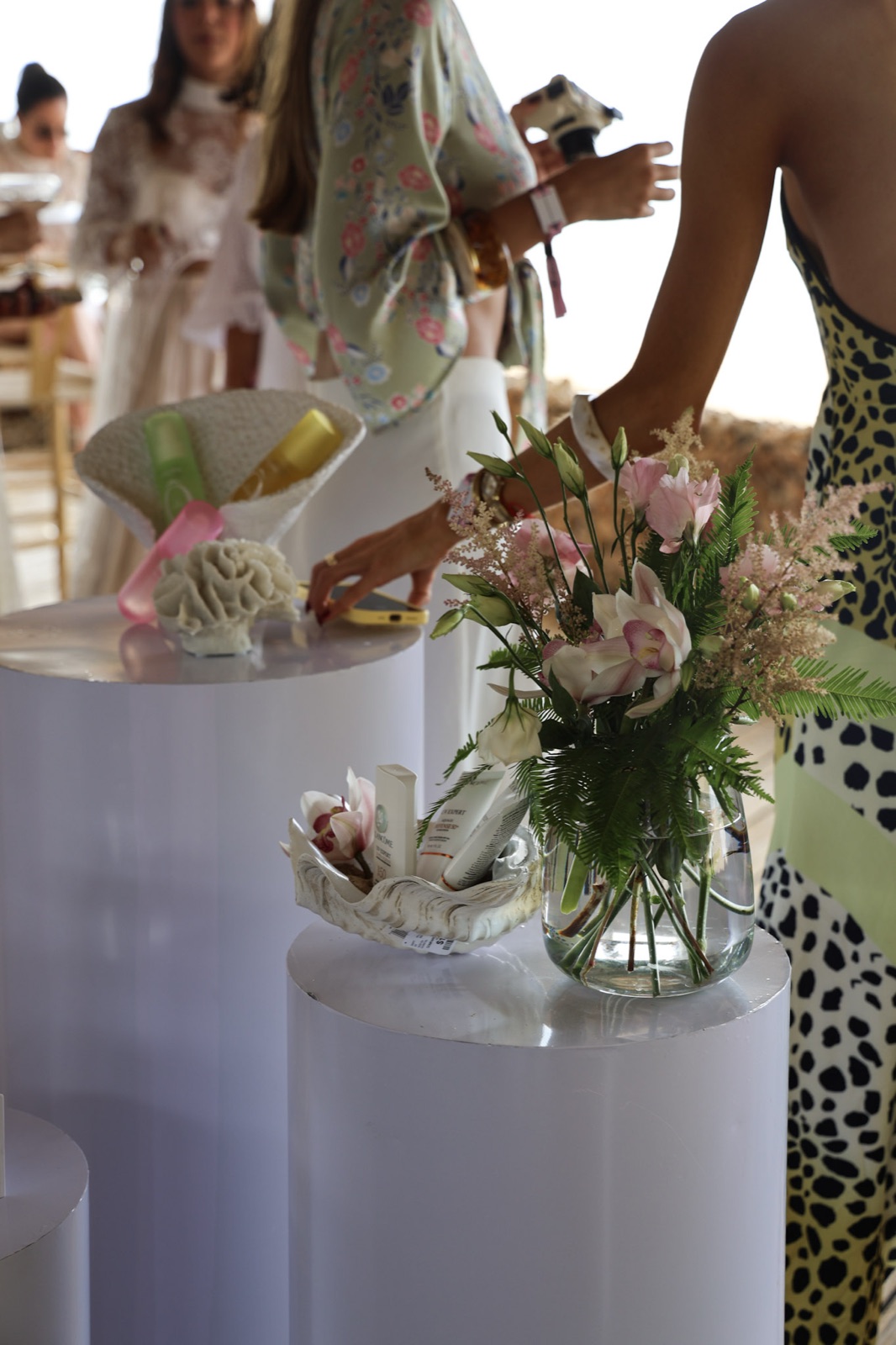 Floral arrangement detail